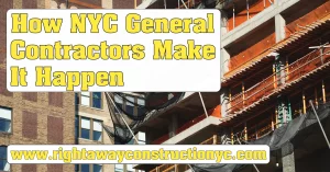 how nyc general contractors make it happen